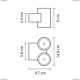 Светильник 352692 ★Lightstar, 4 x 6Вт☀, Серый► — Купить▼